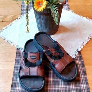Rockport Sz. 9 Leather‎ Slipon Sandal